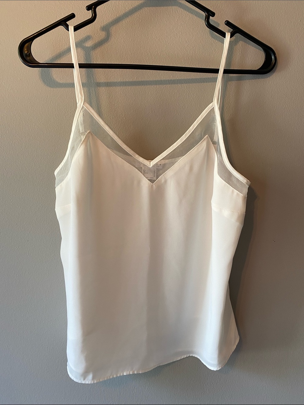 VENUS White V-Neck Spaghetti Strap Camisole